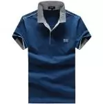 2019U new hugo boss hommess polo tee shirt cotton discount 1950 bleu